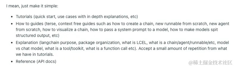 Reddit上关于LangChain文档的建议