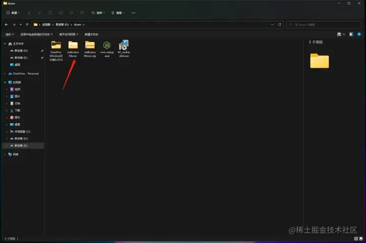 JetBrainsMono Nerd Font字体包