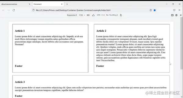 container queries subgrids working together