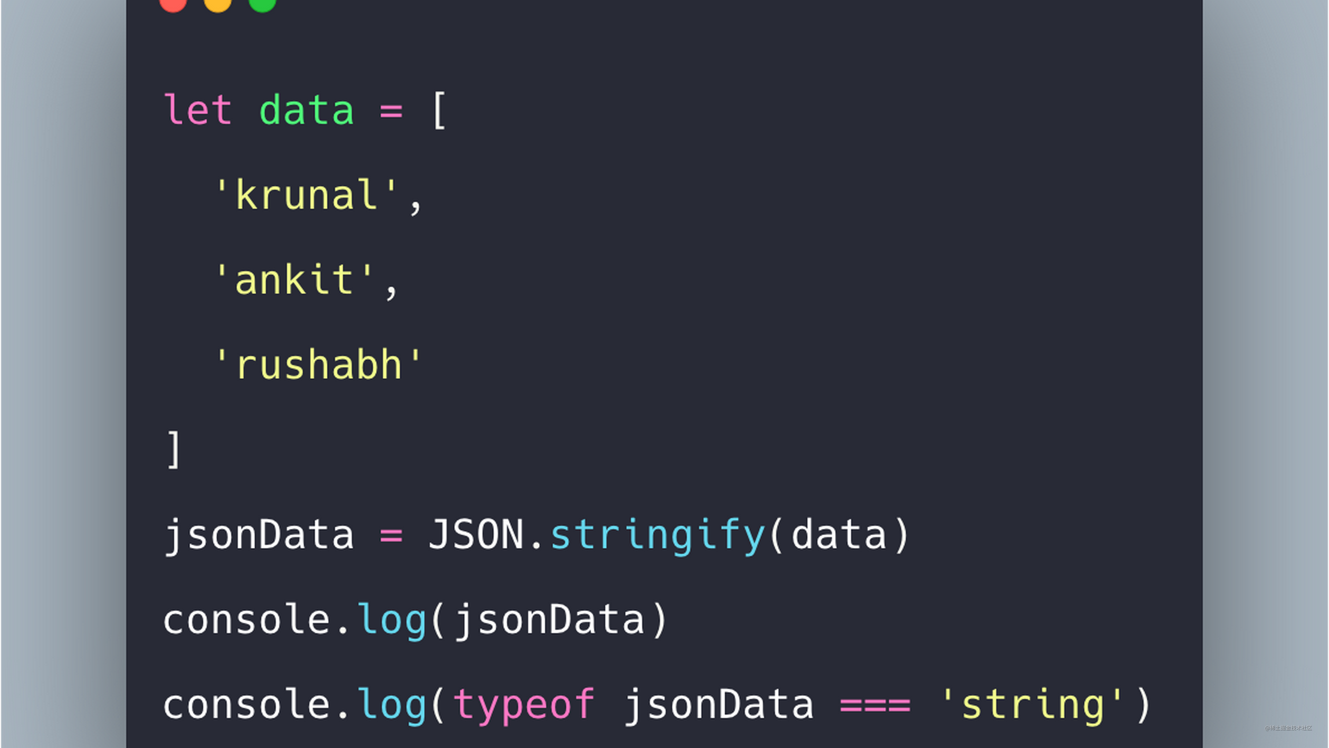 如何将Javascript数组转换为JSON（附实例） - 掘金