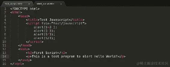 JavaScript 中的变量