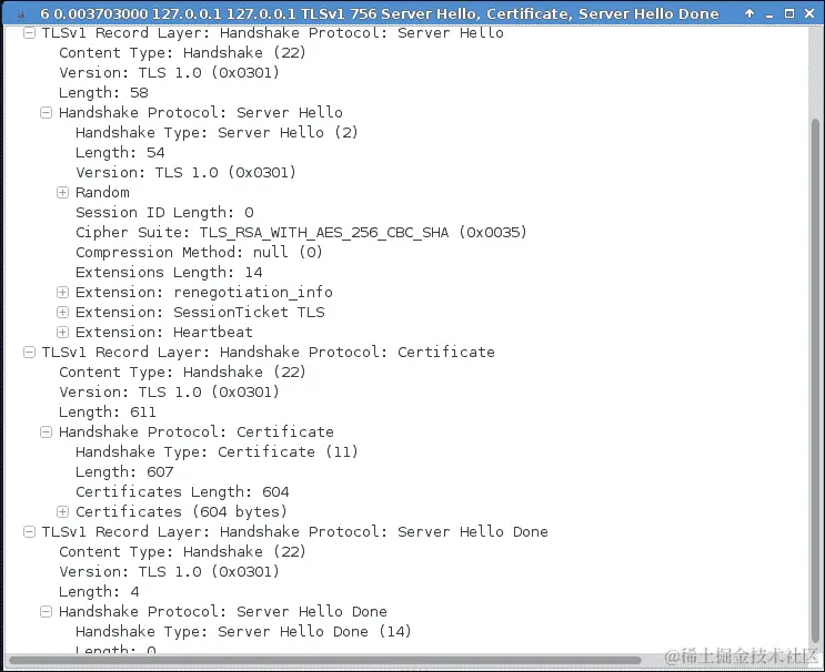 检查自定义 SSL 客户端/服务器之间的交互