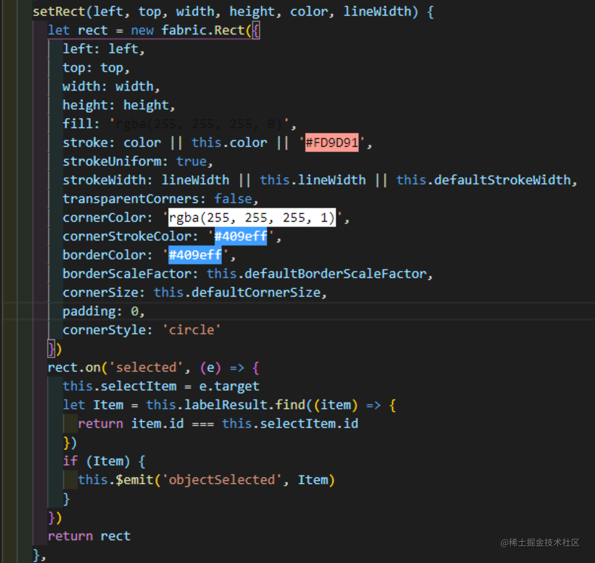 基于Vue + fabric.js的图片标注组件搭建 掘金