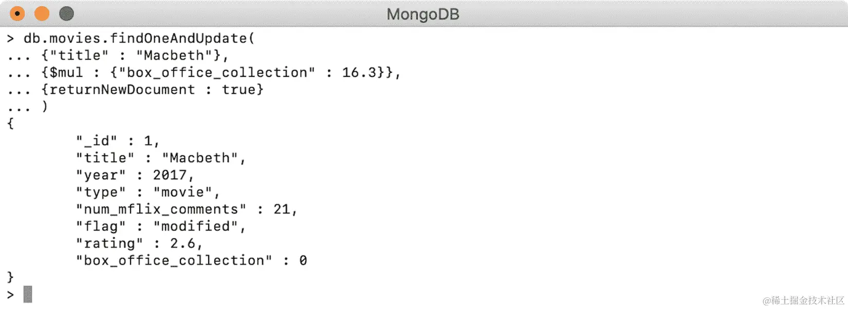 图 5.22：将不存在的字段的值乘以 2