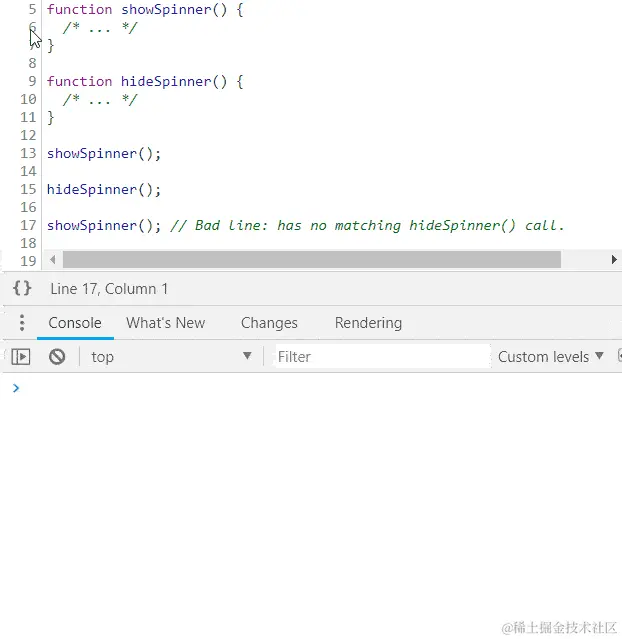 console.trace in conditional breakpoint