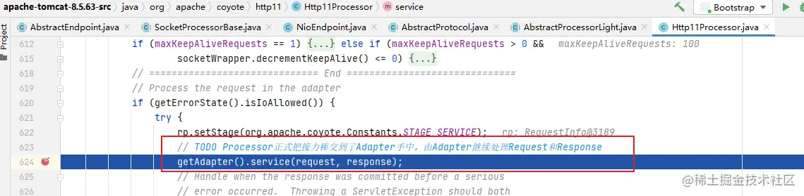 Http11Processor.service()