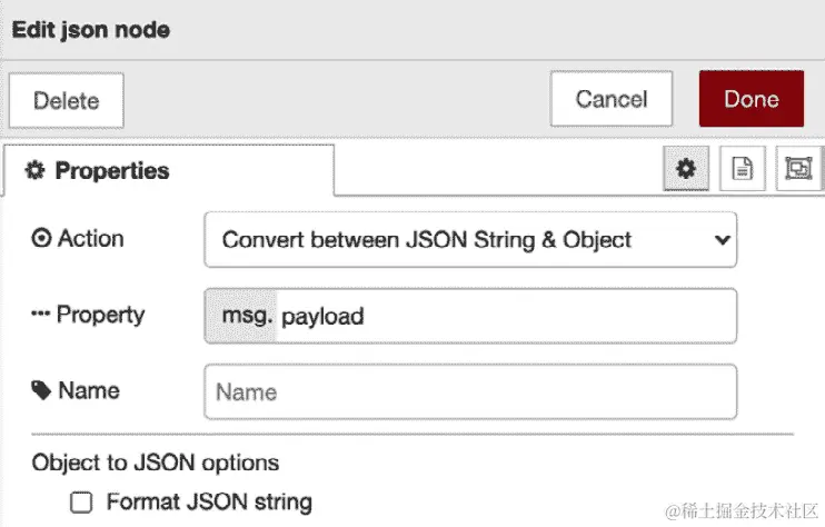 图 11.23 – 设置 json 节点属性