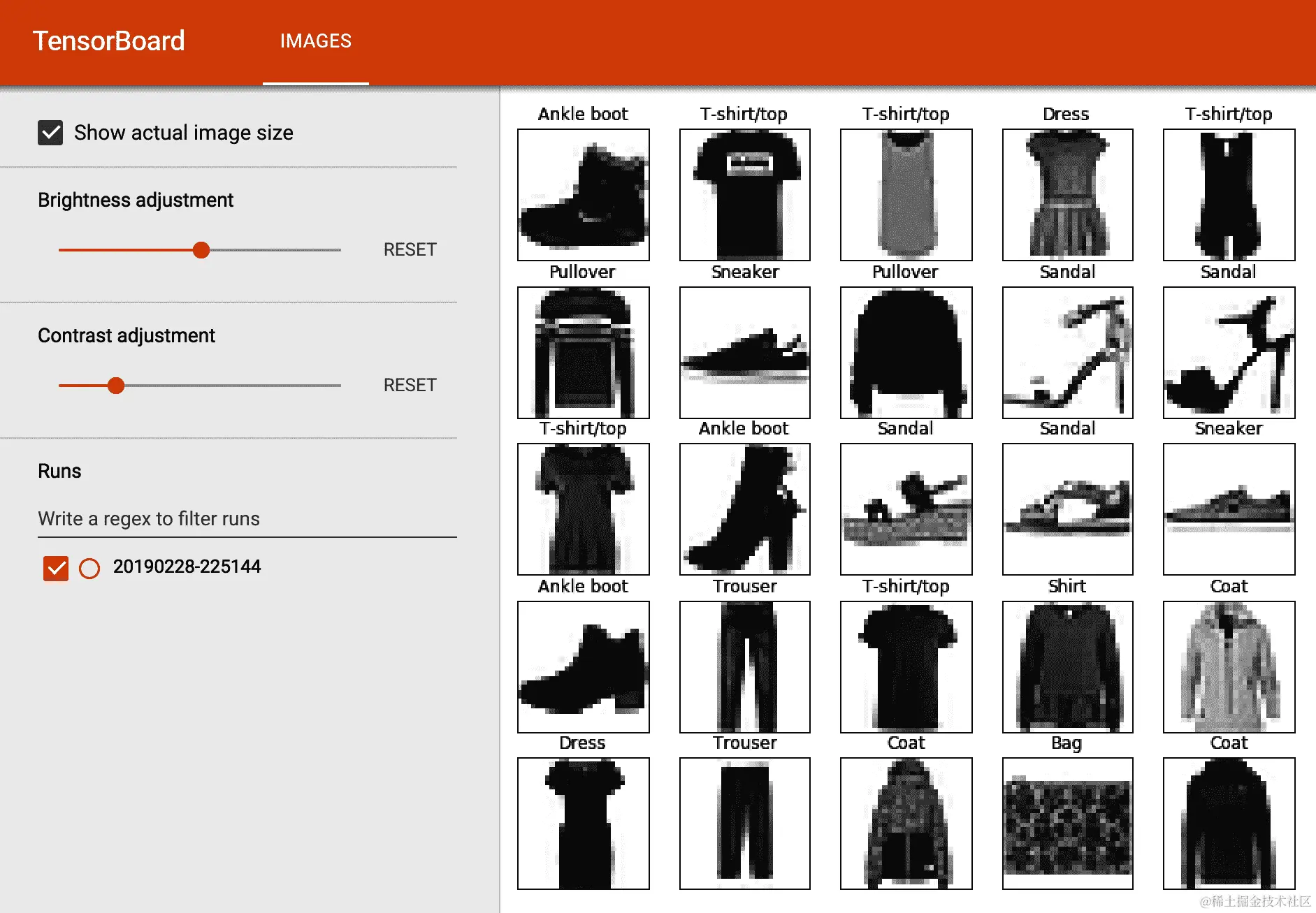“使用 TensorBoard 可视化图像数据”