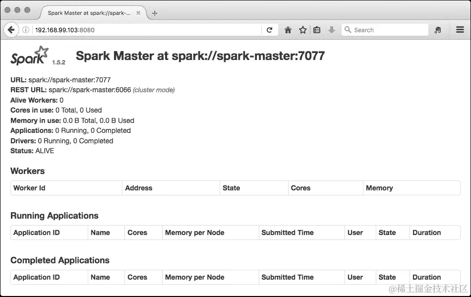 没有 Swarm 的 Spark 独立运行