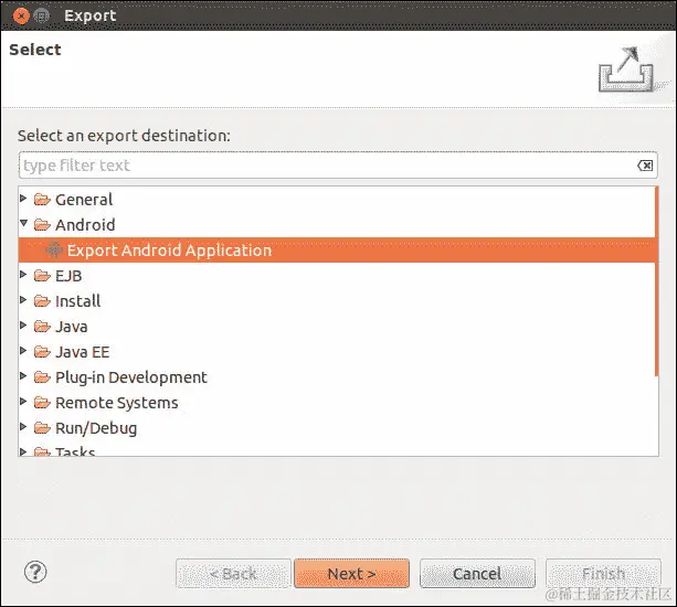 使用 Eclipse ADT 发布