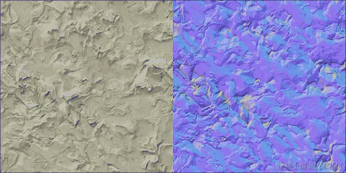 使用法线贴图实现更详细的凸起和皱纹