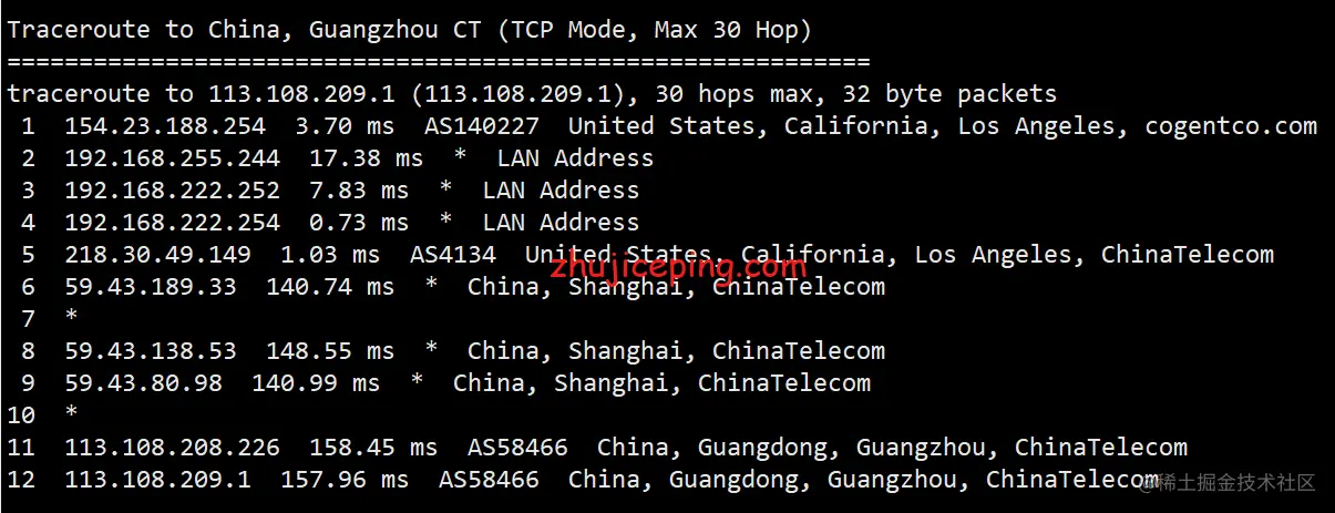 hncloud：美国洛杉矶机房CN2线路独立服务器测评，去程骨干大带宽考虑防御，回程CN2+AS9929
