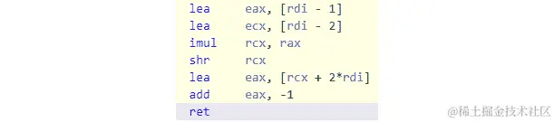 图 8.10：带有新编译器的汇编代码