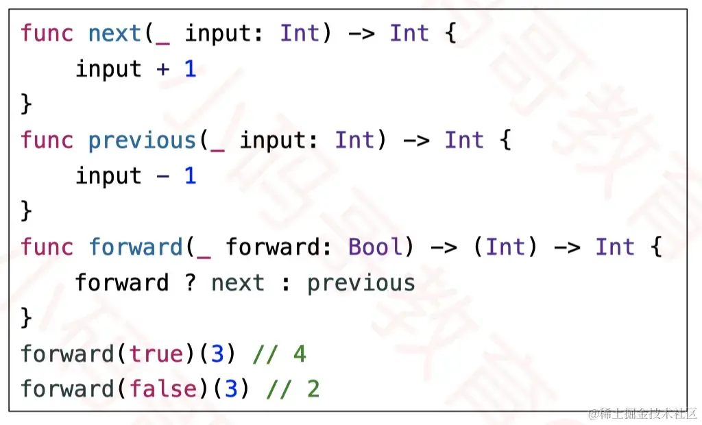 函数类型作为函数返回值