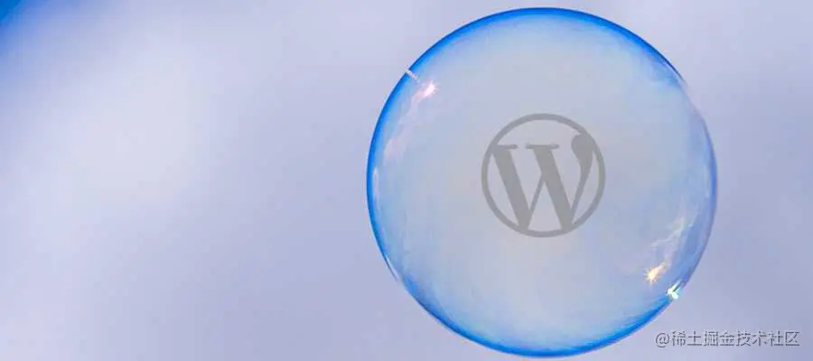 A bubble floats in the air.