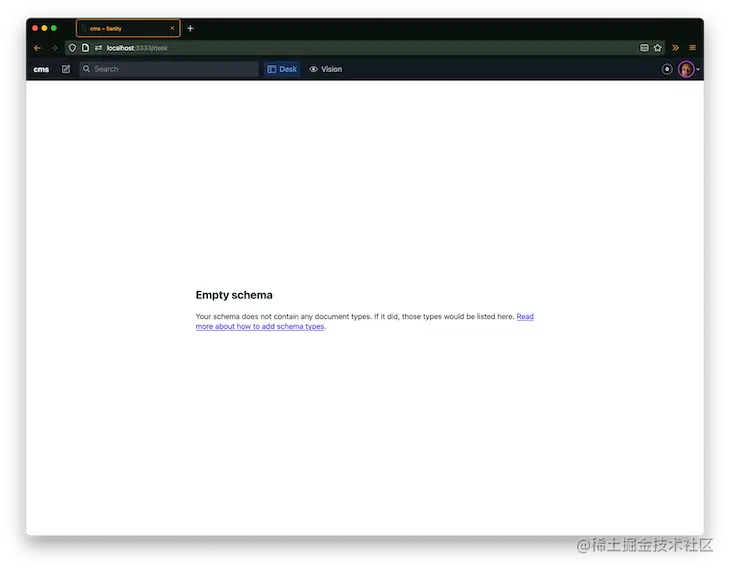Visiting the Next.js app page