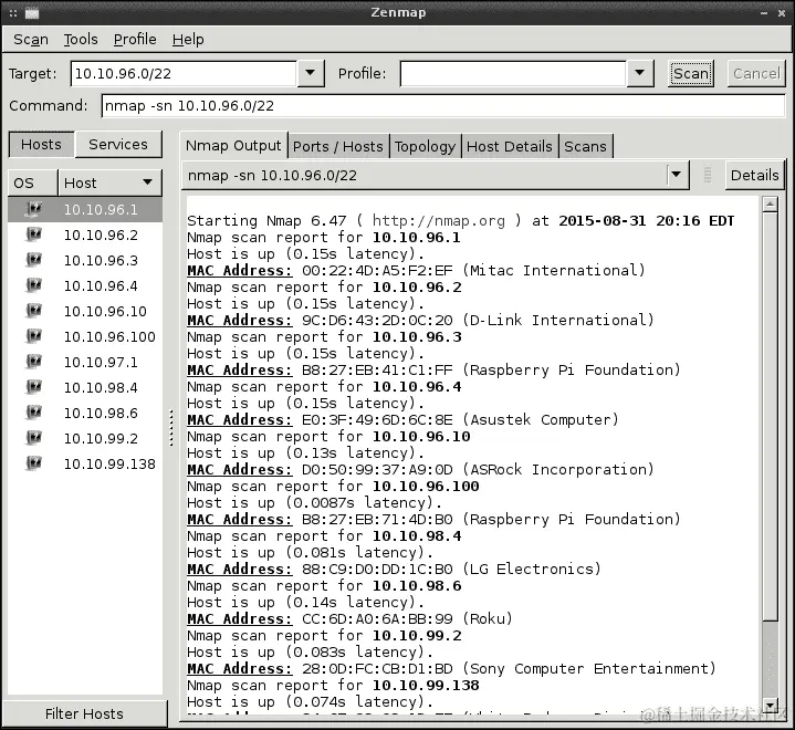 使用 Nmap 和 Zenmap 扫描您的网络