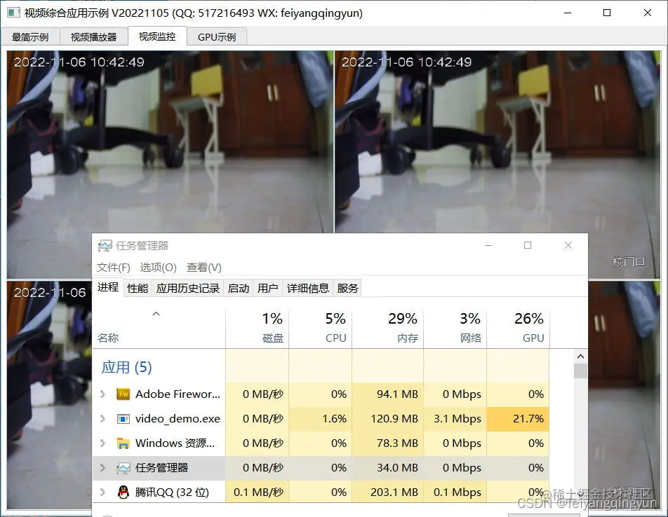 本软件4通道子码流不共享解码