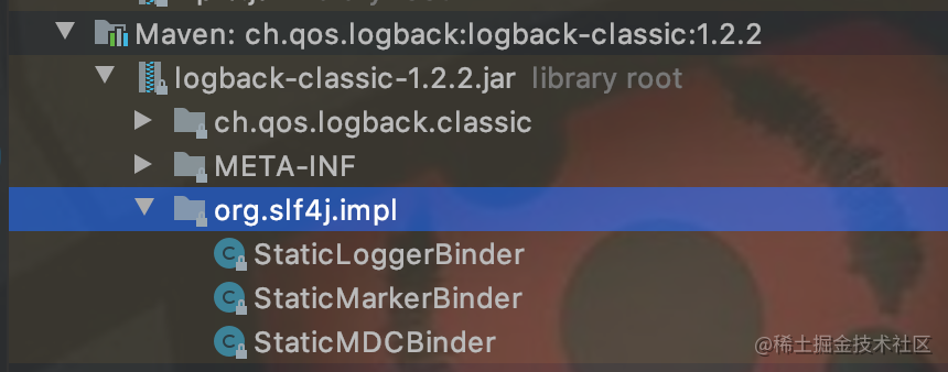logback的StaticLoggerBinder