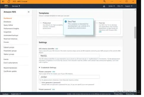 select the sample template for the future