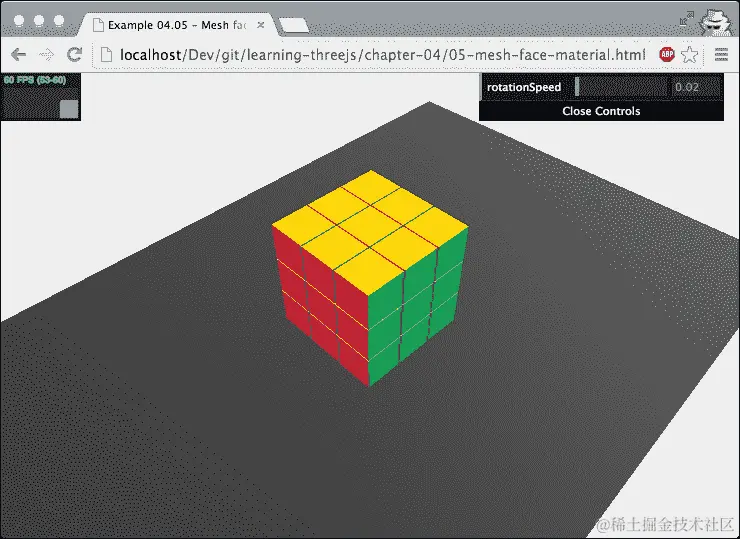 THREE.MeshFaceMaterial