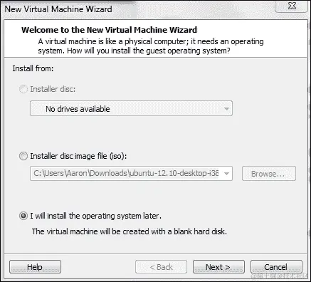在 VMware Player 中安装 Kali Linux