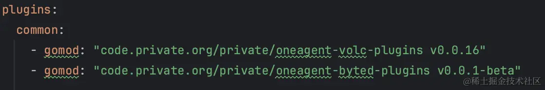 字节跳动的插件配置（脱敏）