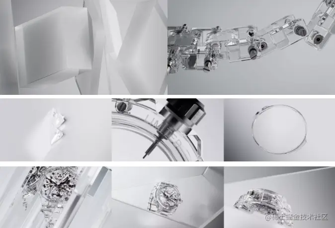 宇舶表制表过程 - 瑞云渲染