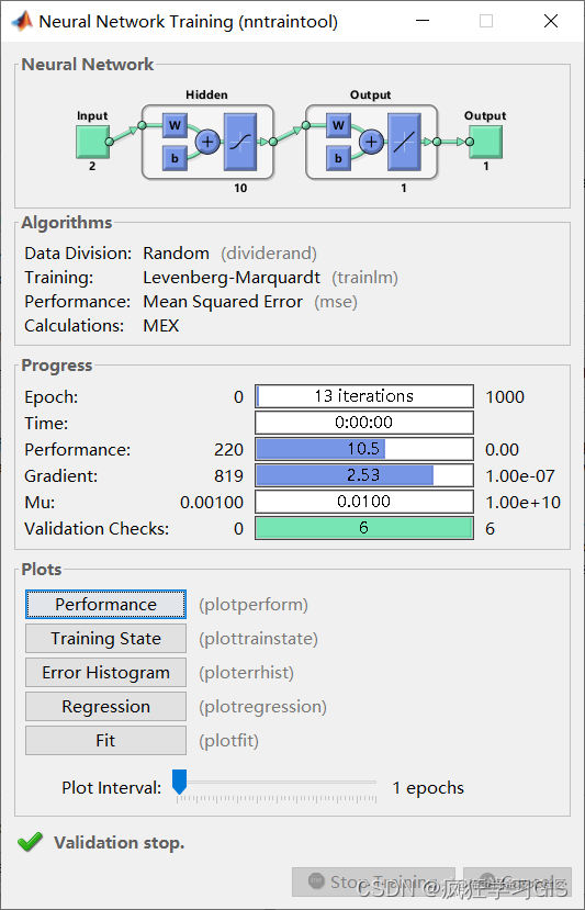 MATLAB神经网络工具箱Neural Net Fitting操作方法