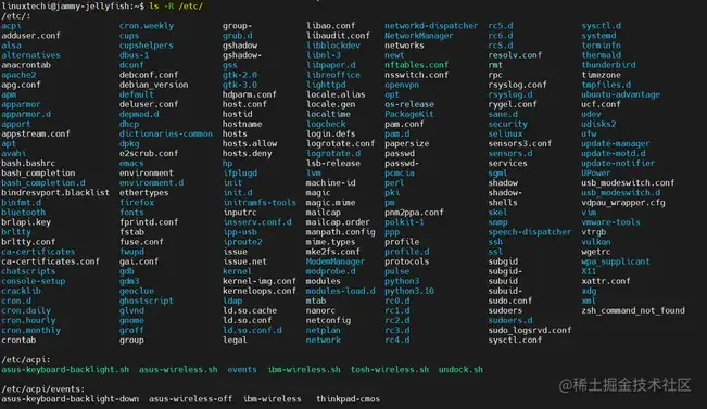 Hidden-List-ls-command
