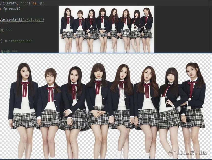 Python 几行代码实现一键抠图，收费应用 BYEBYE