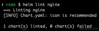 图 9.19 - 对 nginx 图表进行 lint