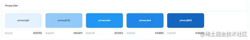 Berry React - Primary Colors.