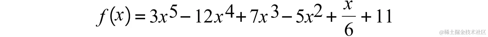 图 11.28：多项式方程