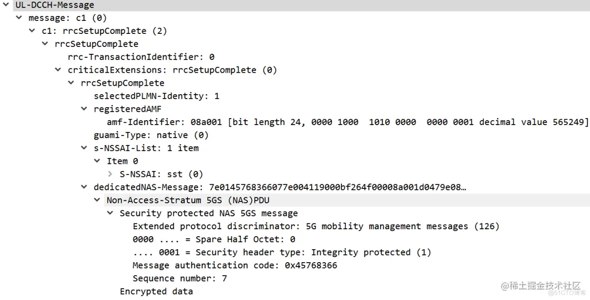 【OpenAirInterface5g】RRC NR解析之RrcSetupComplete_ide