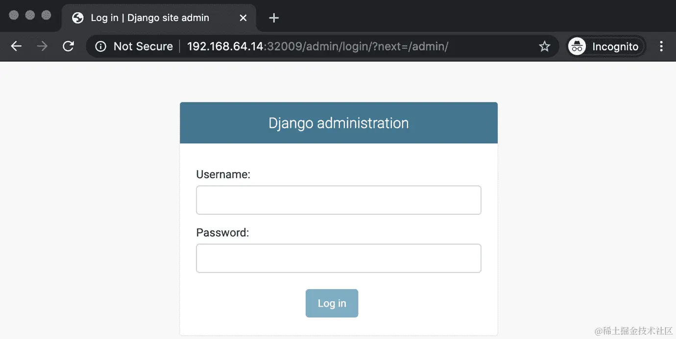 图 10.20：管理员登录