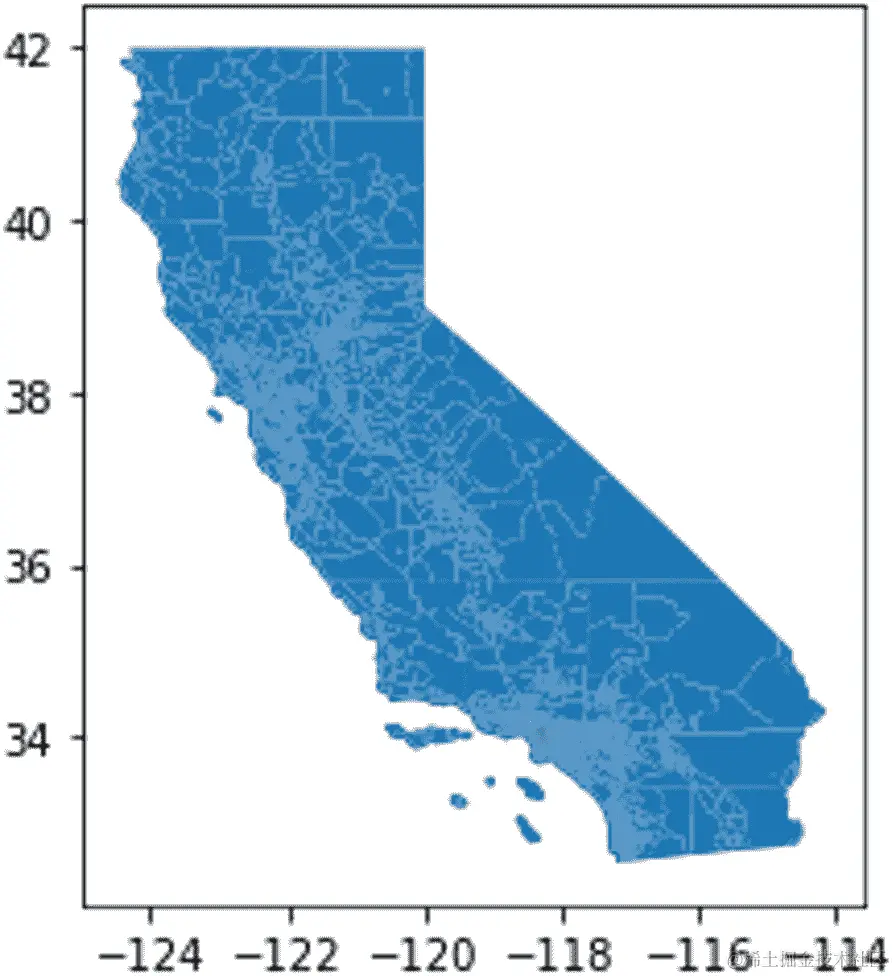 加利福尼亚人口普查小区