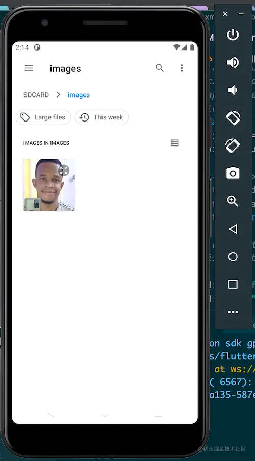 Flutter Image Picker From Gallery Example