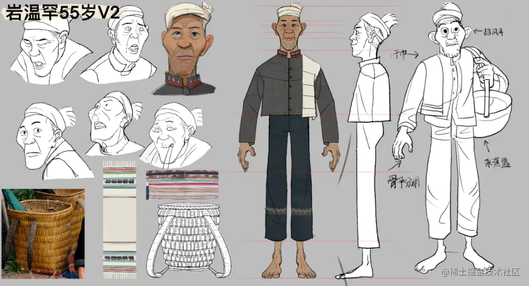 《象群挽歌》角色设计