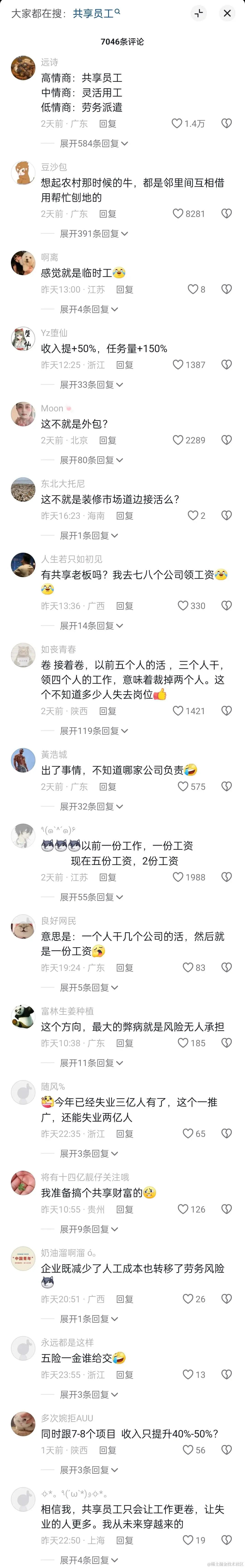 共享员工火了。你怎么看