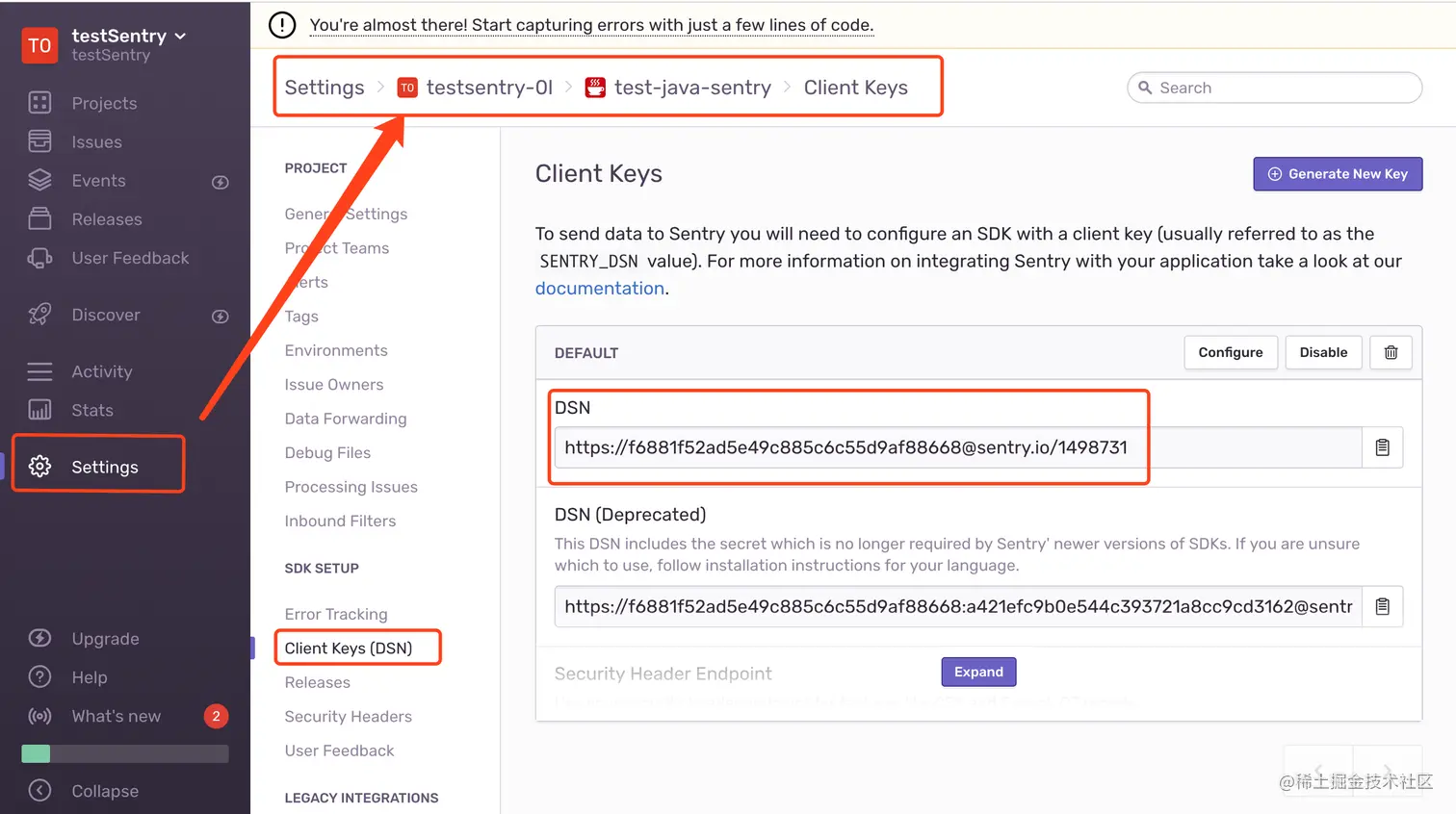 5分钟集成日志监控告警——Sentry+钉钉