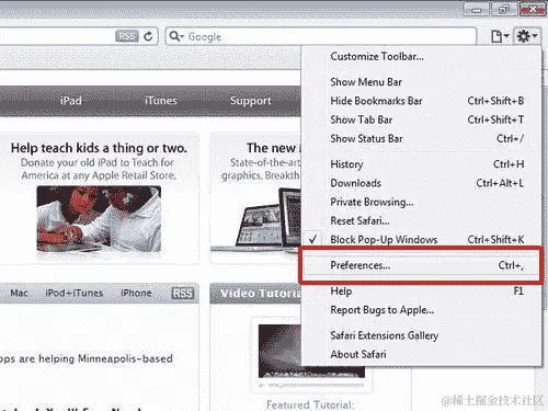 在 Safari 桌面上进行测试