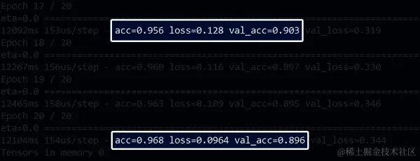 验证与训练准确性