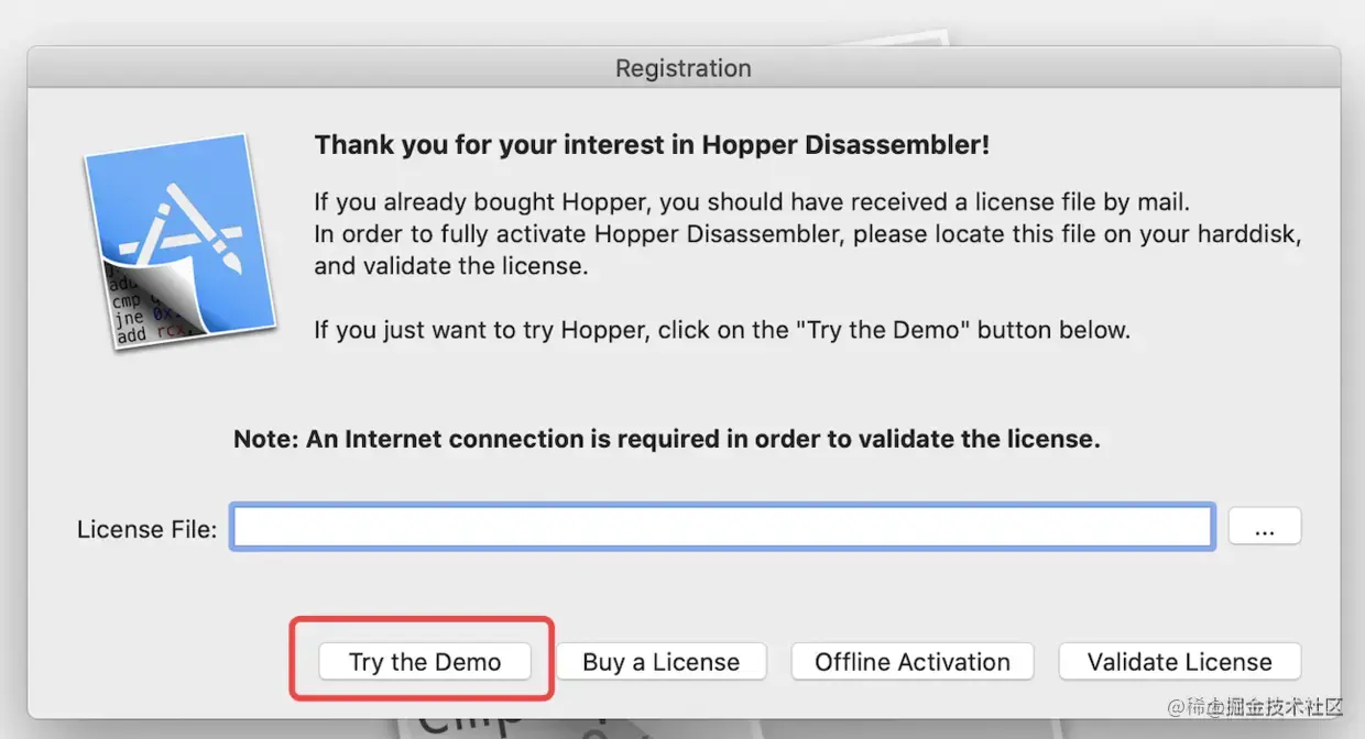 hopper选择Demo版本