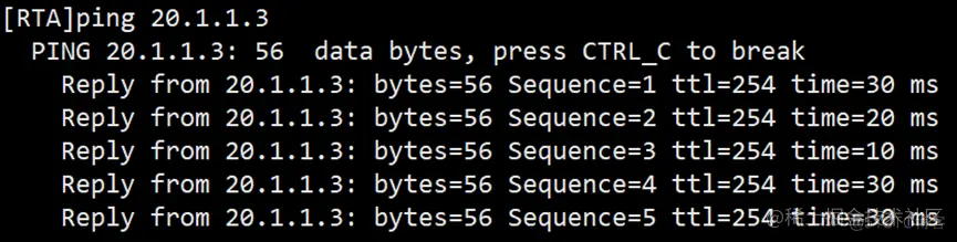 静态路由，默认路由配置与应用_路由表_03