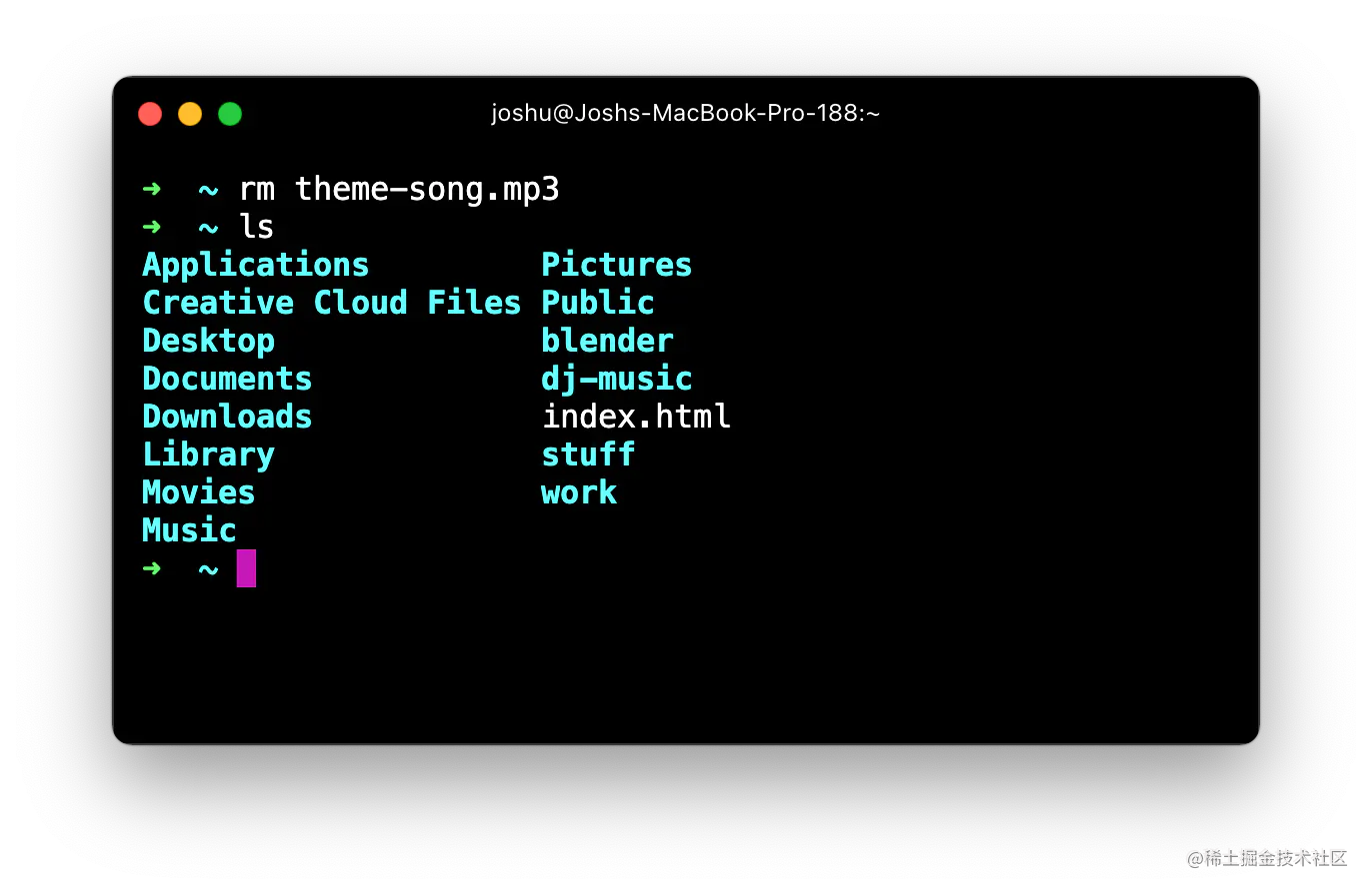 写给前端程序员的命令行入门 掘金