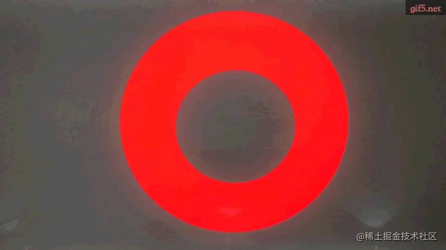 能够旋转的甜甜圈