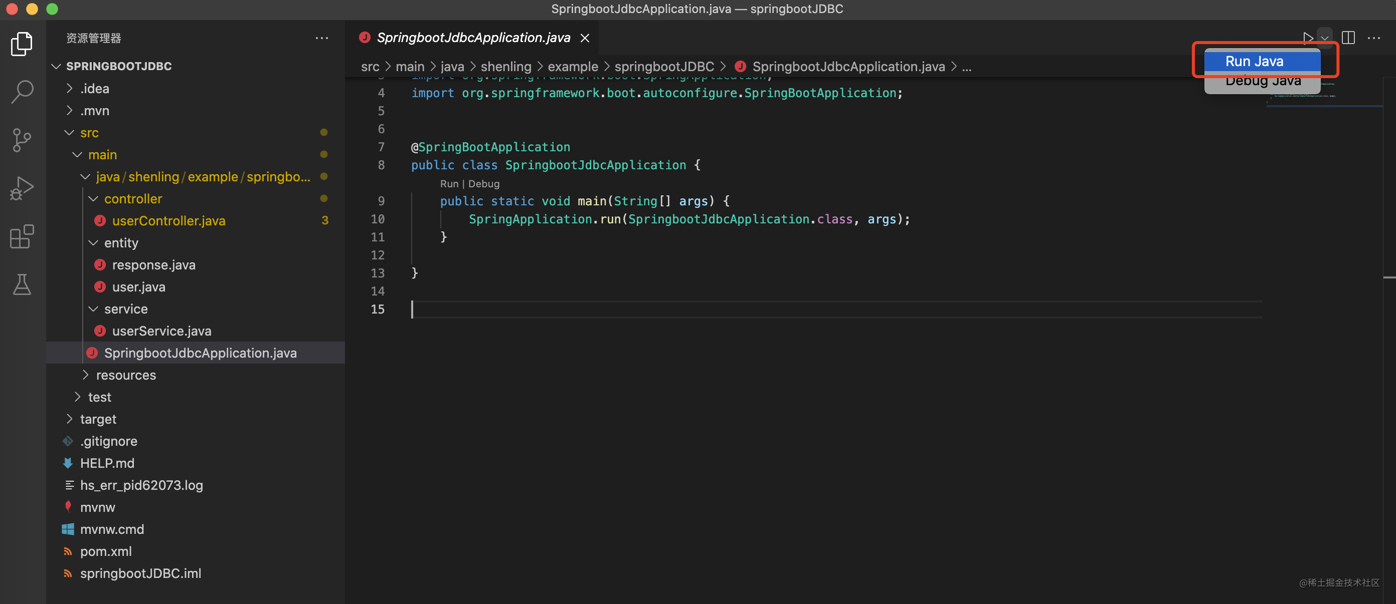 Demo5 vscode springboot 