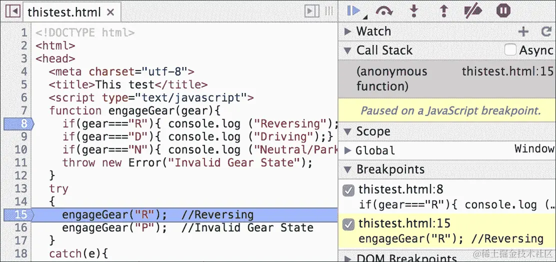 Chrome 开发者工具