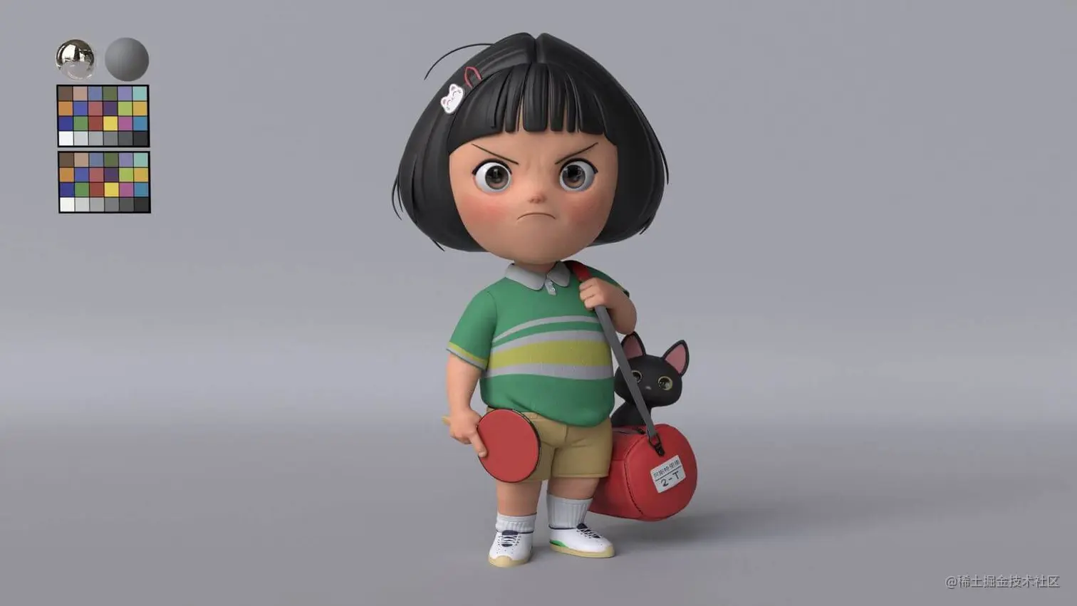 角色照明和渲染效果